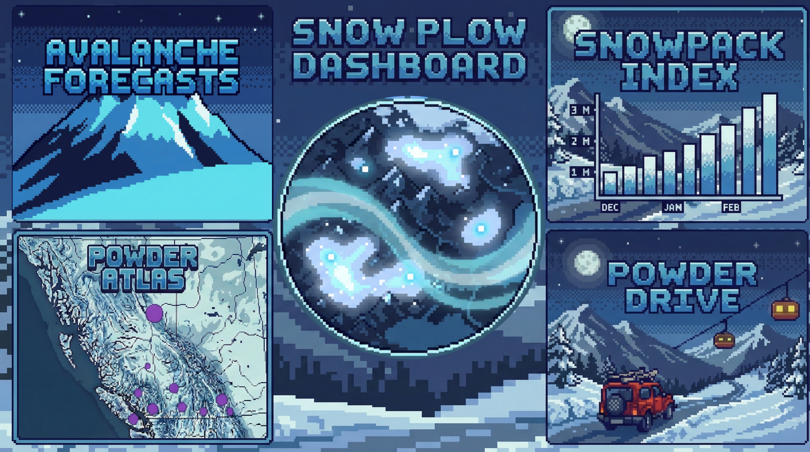 Snow Plow live snow dashboard
